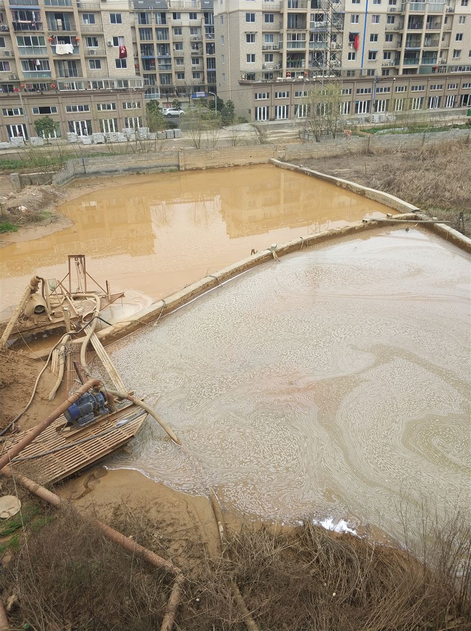 梁河沉淀池淤泥清理-厂区废水池淤泥清淤